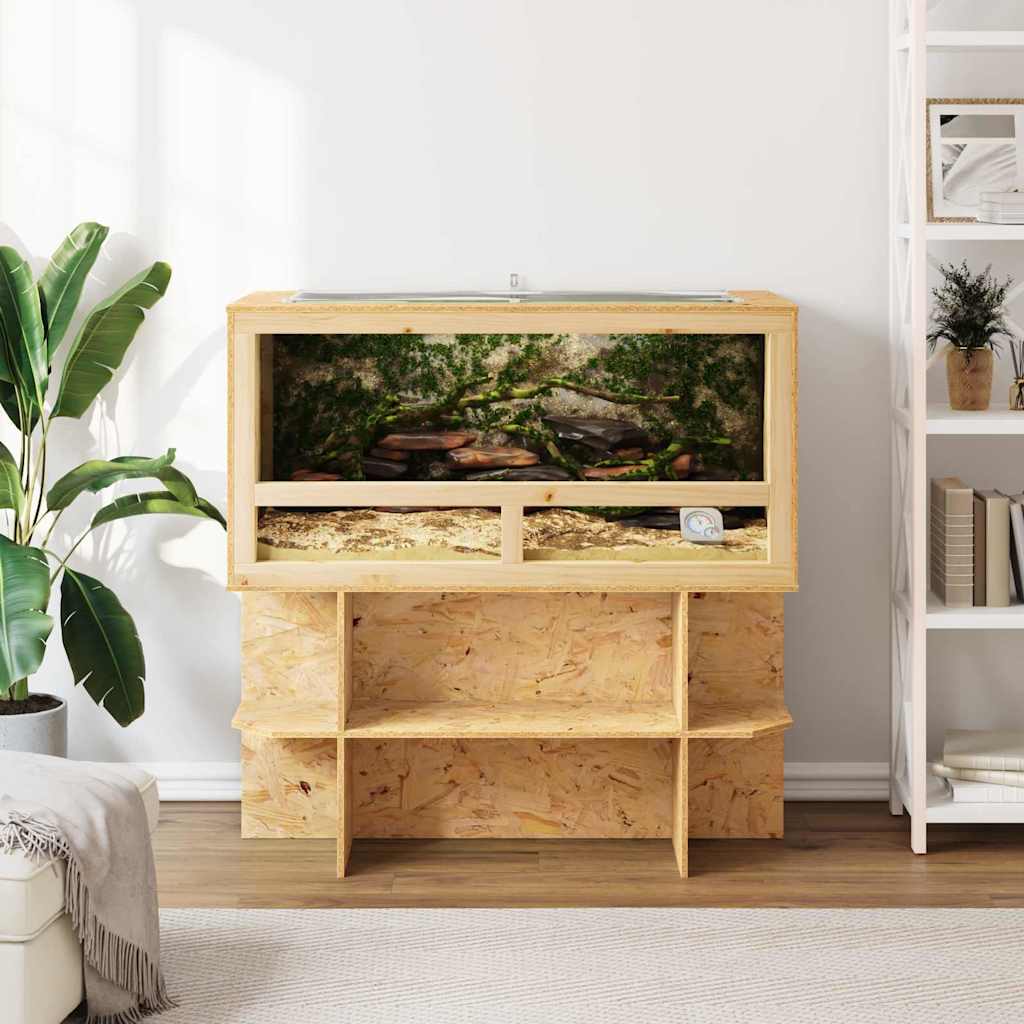 Terrario Marrone 100 x 50 x 100 cm OSB