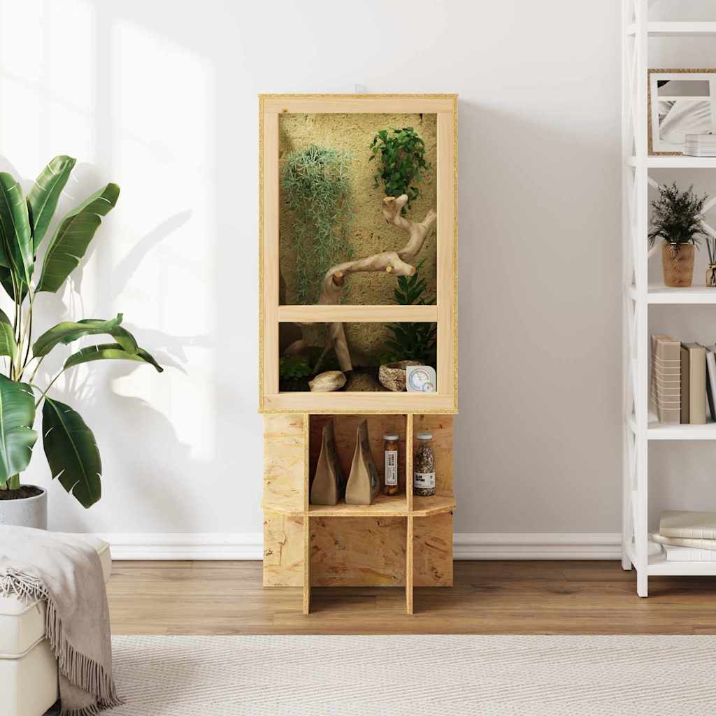 Terrario Marrone 50 x 50 x 130 cm OSB