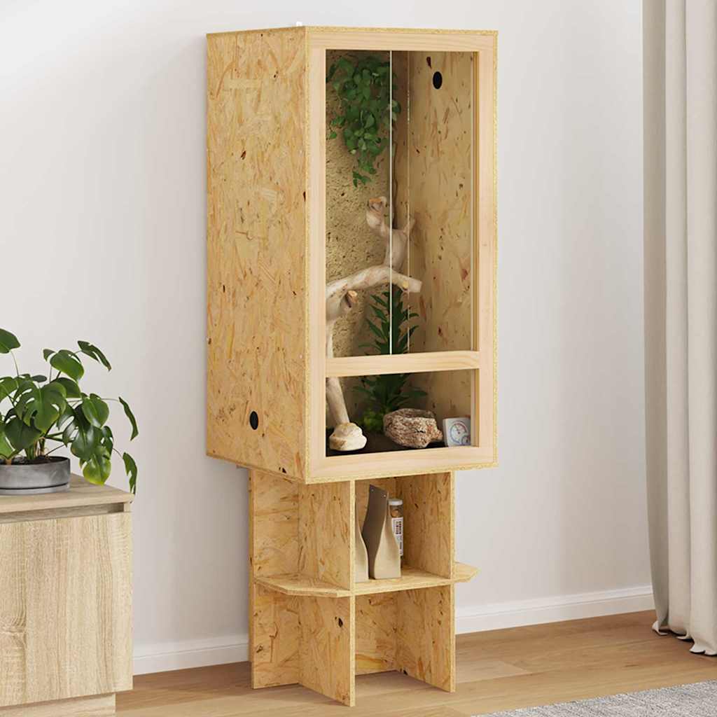 Terrario Marrone 50 x 50 x 150 cm OSB