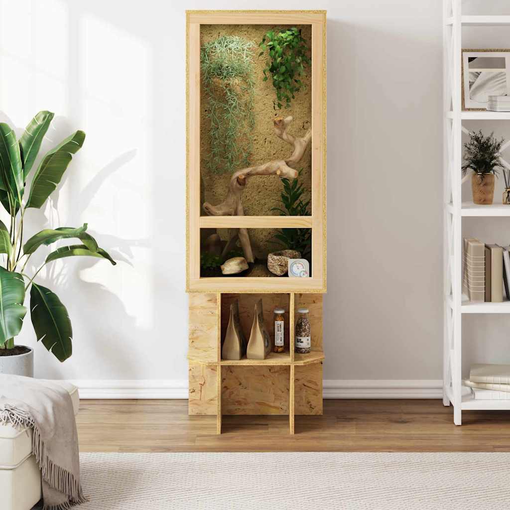 Terrario Marrone 50 x 50 x 150 cm OSB