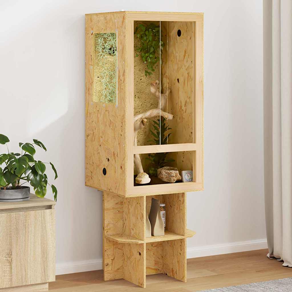 Terrario Marrone 50 x 50 x 150 cm OSB
