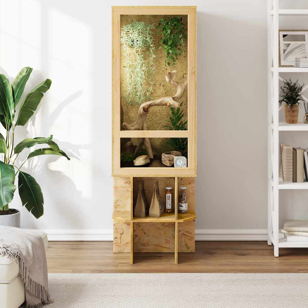 Terrario Marrone 50 x 50 x 150 cm OSB
