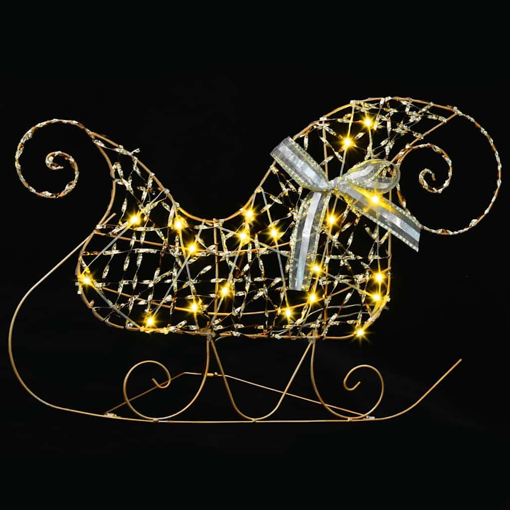 Renne LED 5 pz 40 LED Oro 44 x 18 x 65,5 cm PET