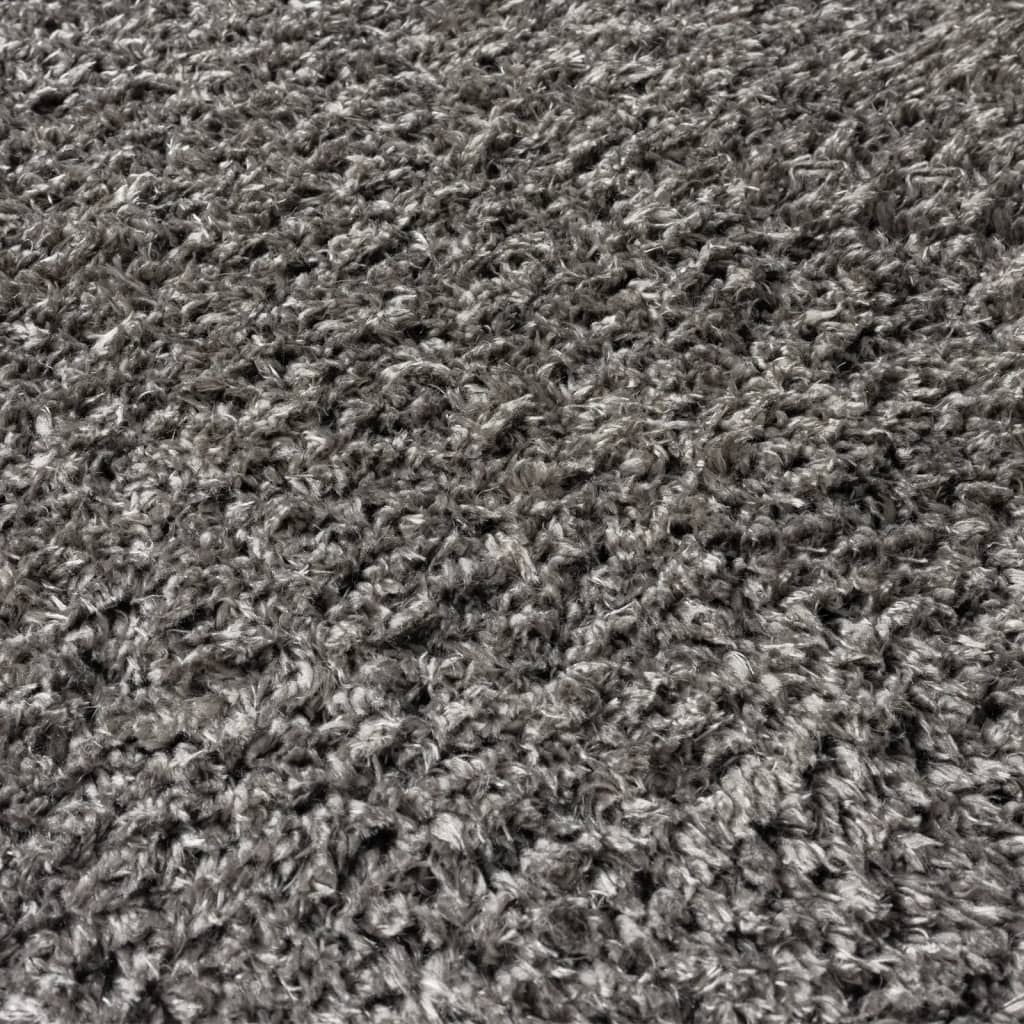 Tappeto Shaggy a Pelo Lungo Antracite 140x200 cm 50 mm