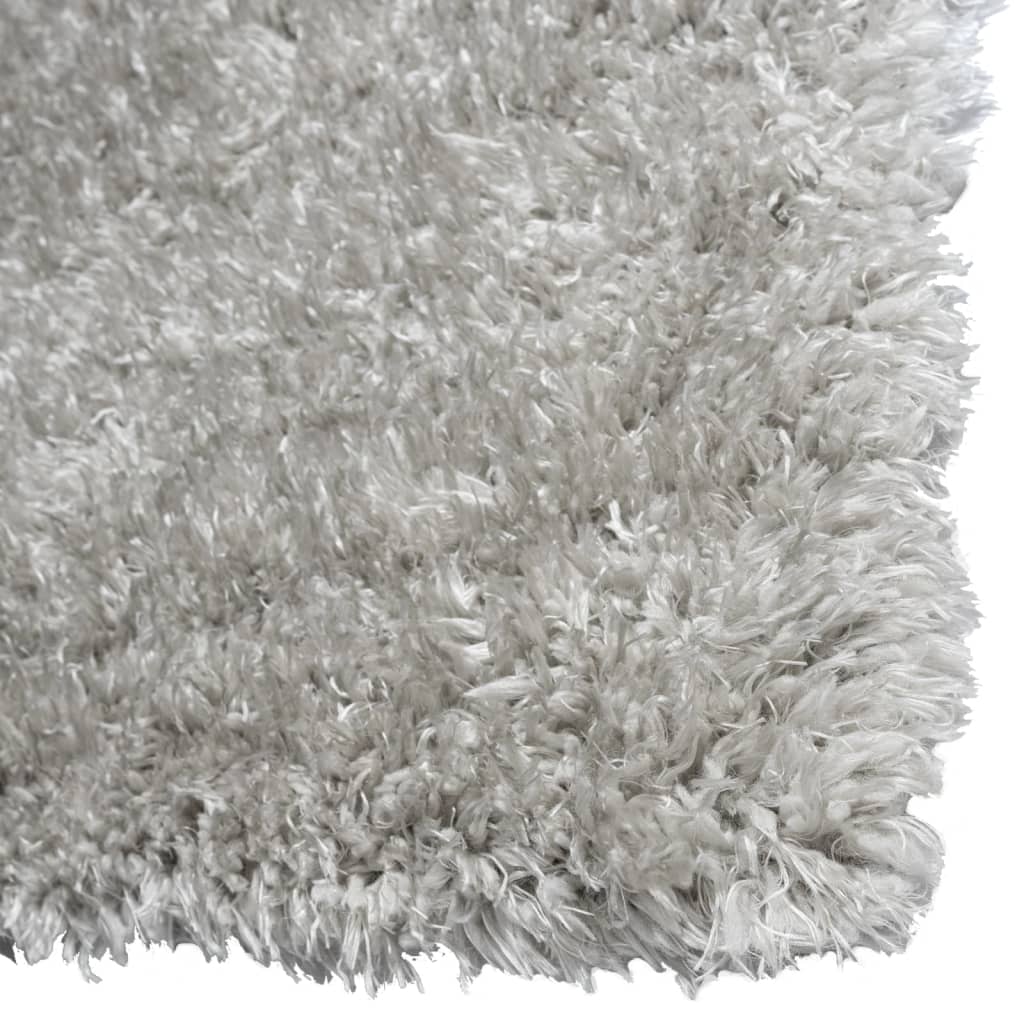 Tappeto Shaggy a Pelo Lungo Grigio 160x230 cm 50 mm
