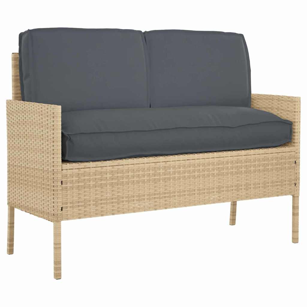 Set di Cuscini Tessuto Oxford Antracite 120 x 50 x 52 cm