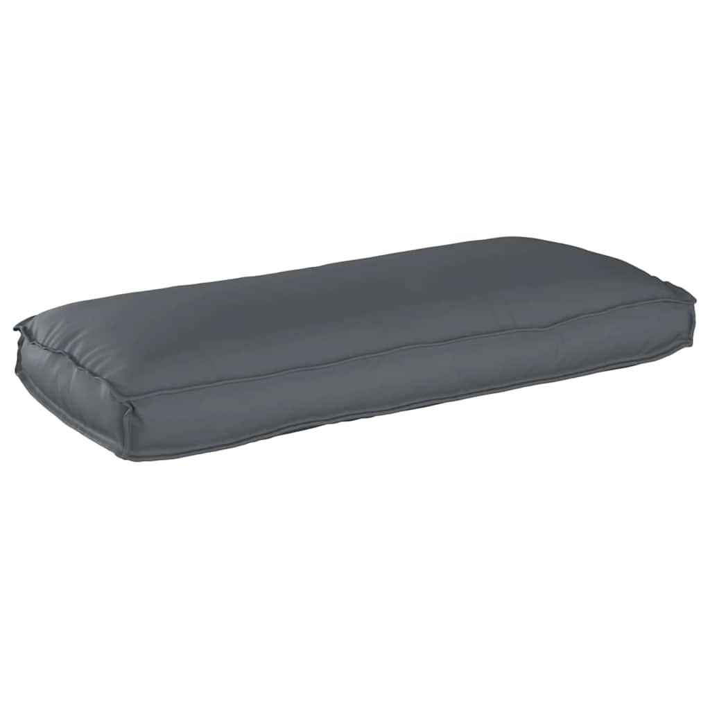 Set di Cuscini Tessuto Oxford Antracite 120 x 50 x 52 cm