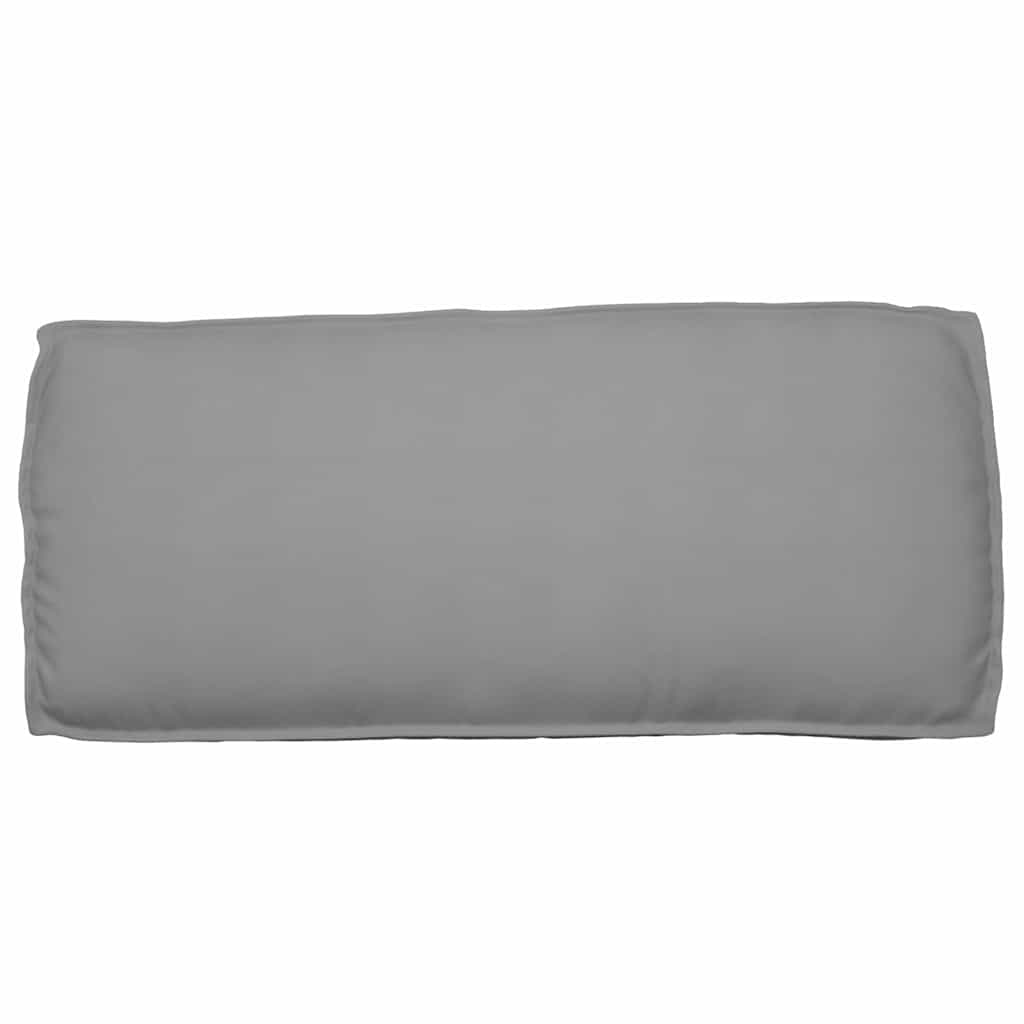 Set di Cuscini Tessuto Oxford Grigio 120 x 50 x 52 cm