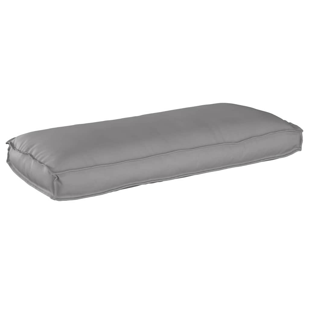Set di Cuscini Tessuto Oxford Grigio 120 x 50 x 52 cm