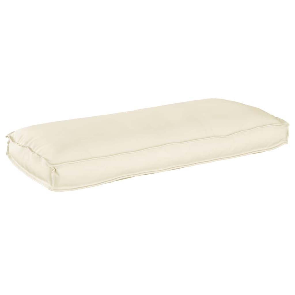 Set di Cuscini Tessuto Oxford Crema 120 x 50 x 52 cm