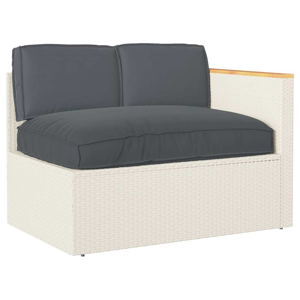 Set di Cuscini Tessuto Oxford Antracite 120 x 80 x 52 cm