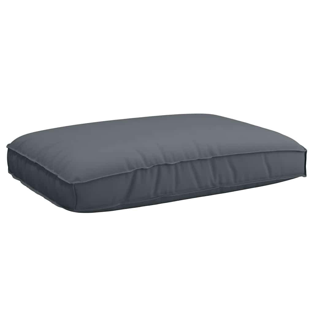 Set di Cuscini Tessuto Oxford Antracite 120 x 80 x 52 cm