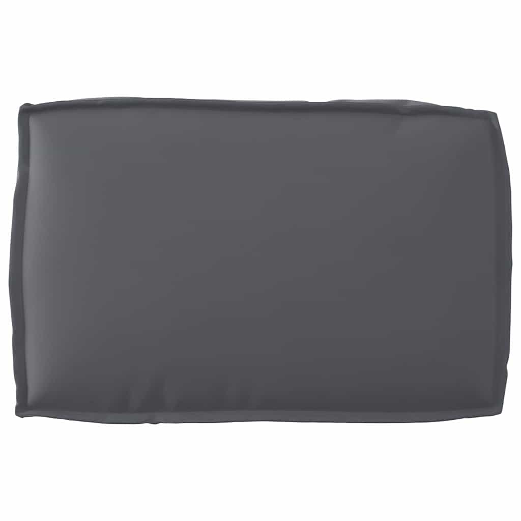 Set di Cuscini Tessuto Oxford Antracite 120 x 80 x 52 cm
