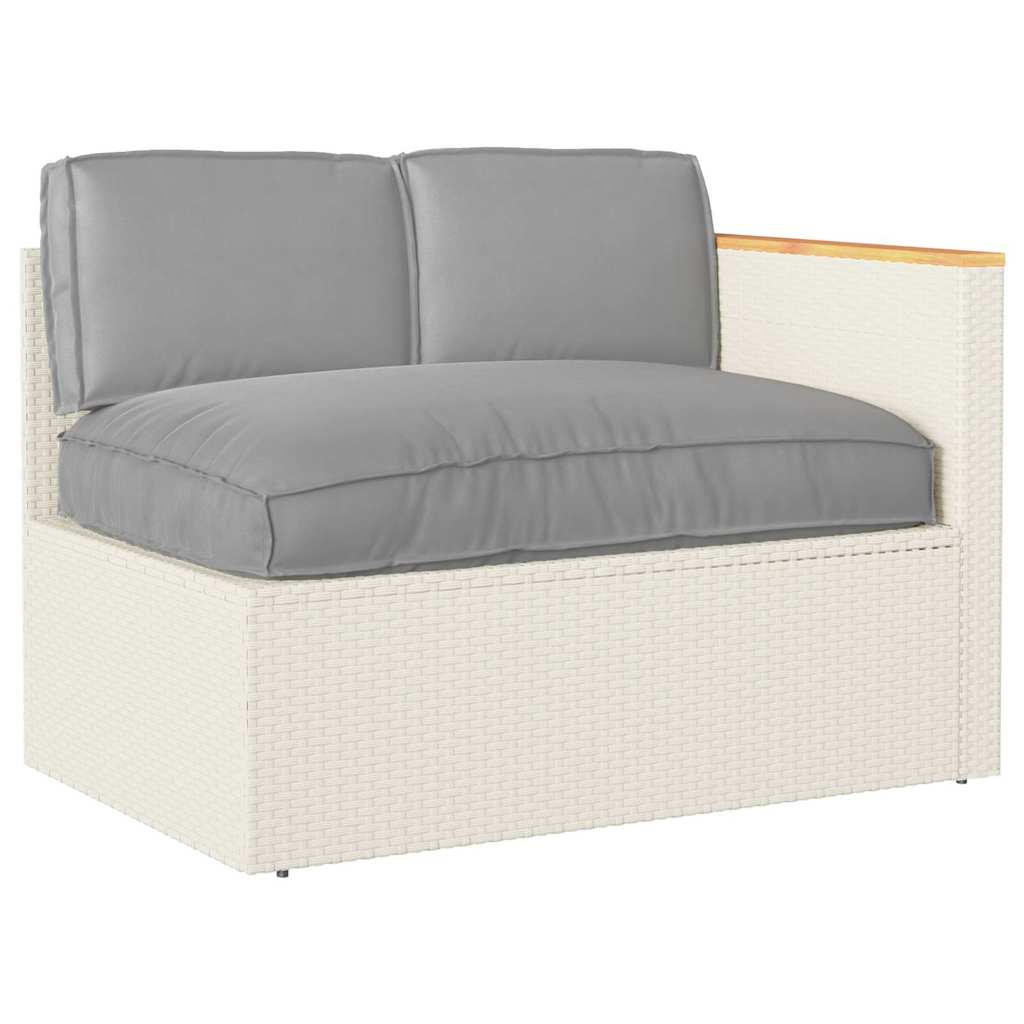 Set di Cuscini Tessuto Oxford Grigio 120 x 80 x 52 cm