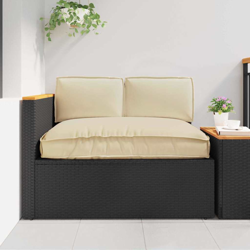 Set di Cuscini Tessuto Oxford Beige 120 x 80 x 52 cm