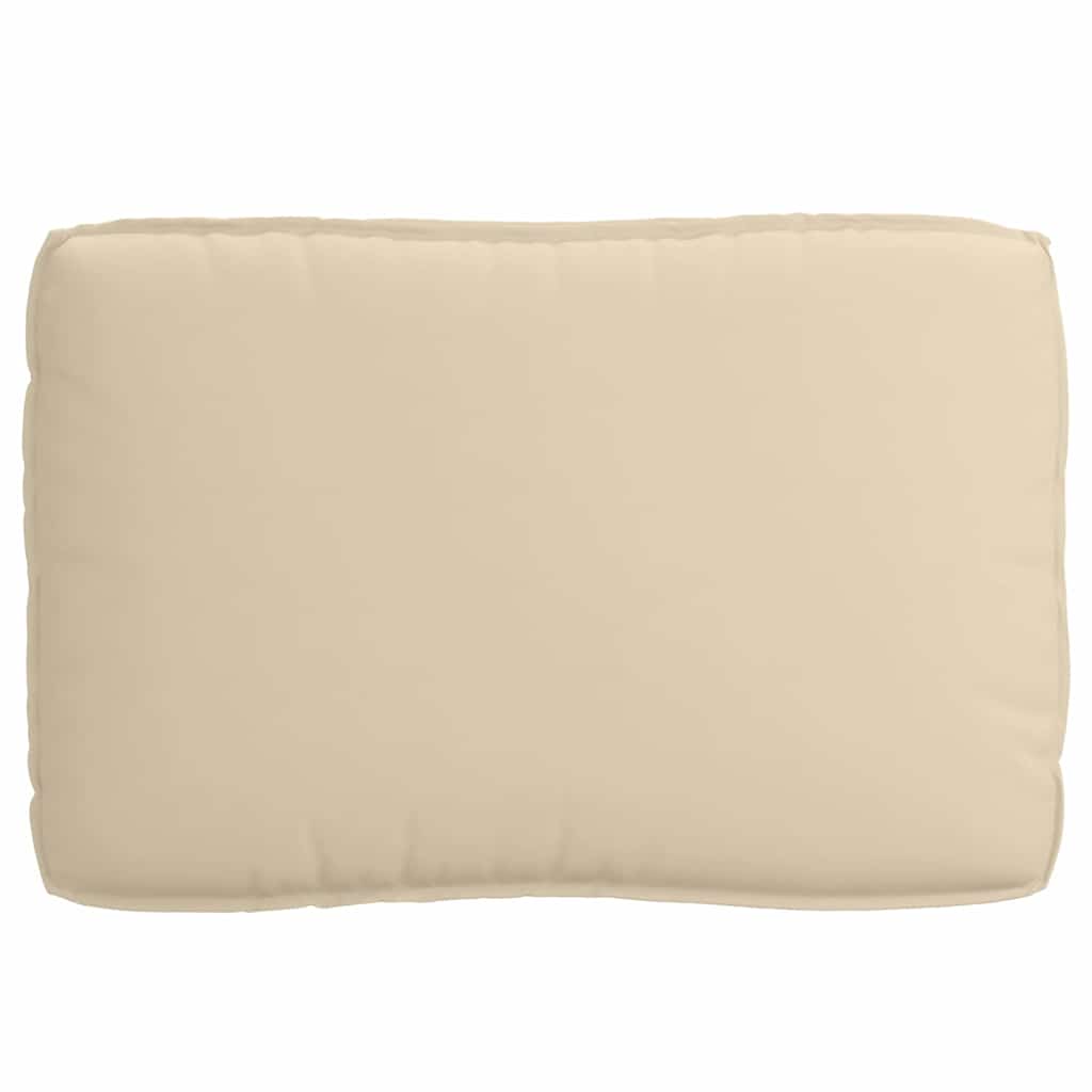 Set di Cuscini Tessuto Oxford Beige 120 x 80 x 52 cm