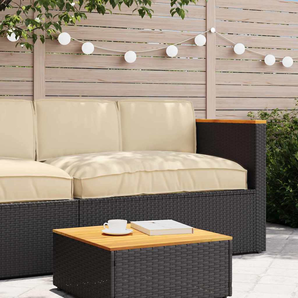 Set di Cuscini Tessuto Oxford Beige 120 x 80 x 52 cm