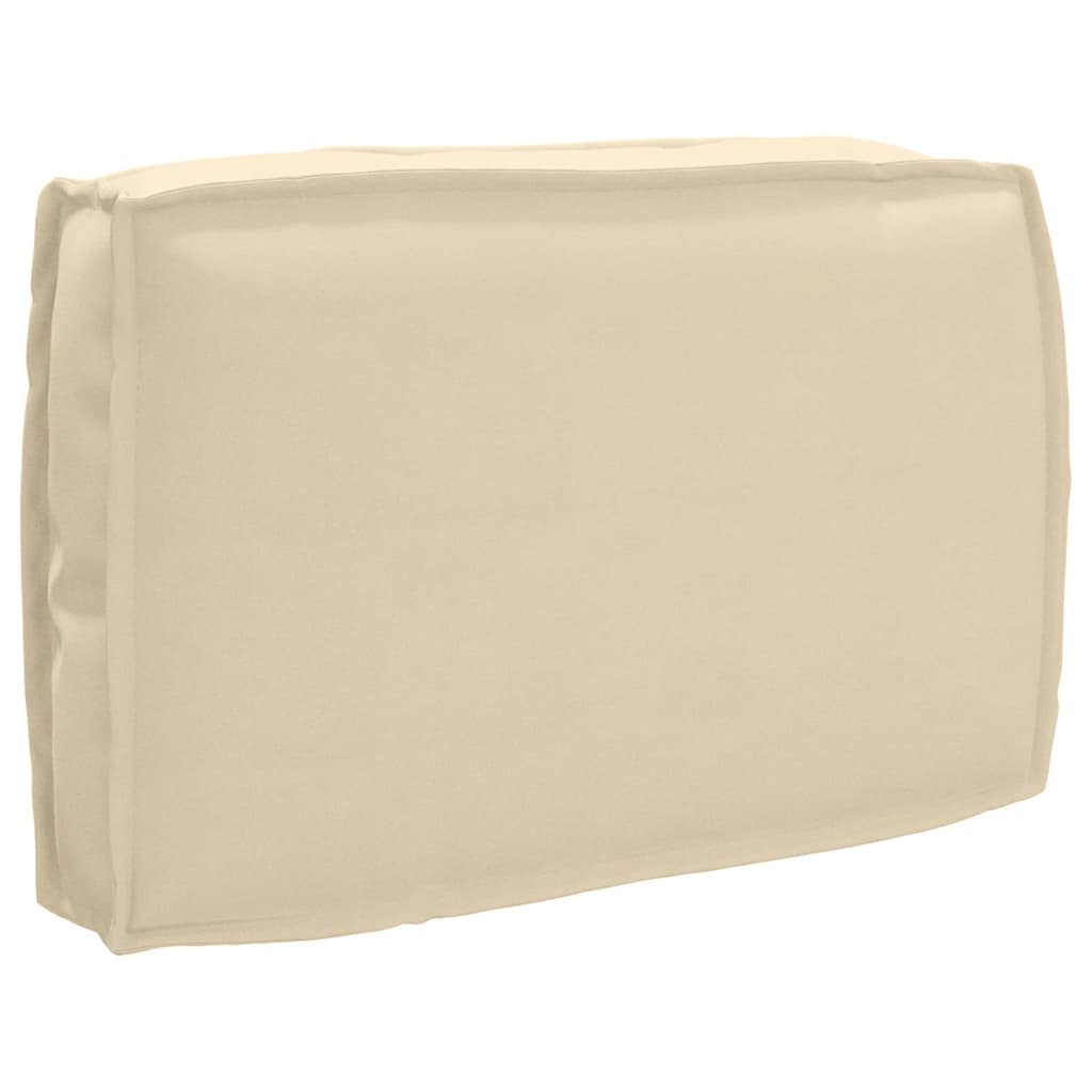Set di Cuscini Tessuto Oxford Beige 120 x 80 x 52 cm