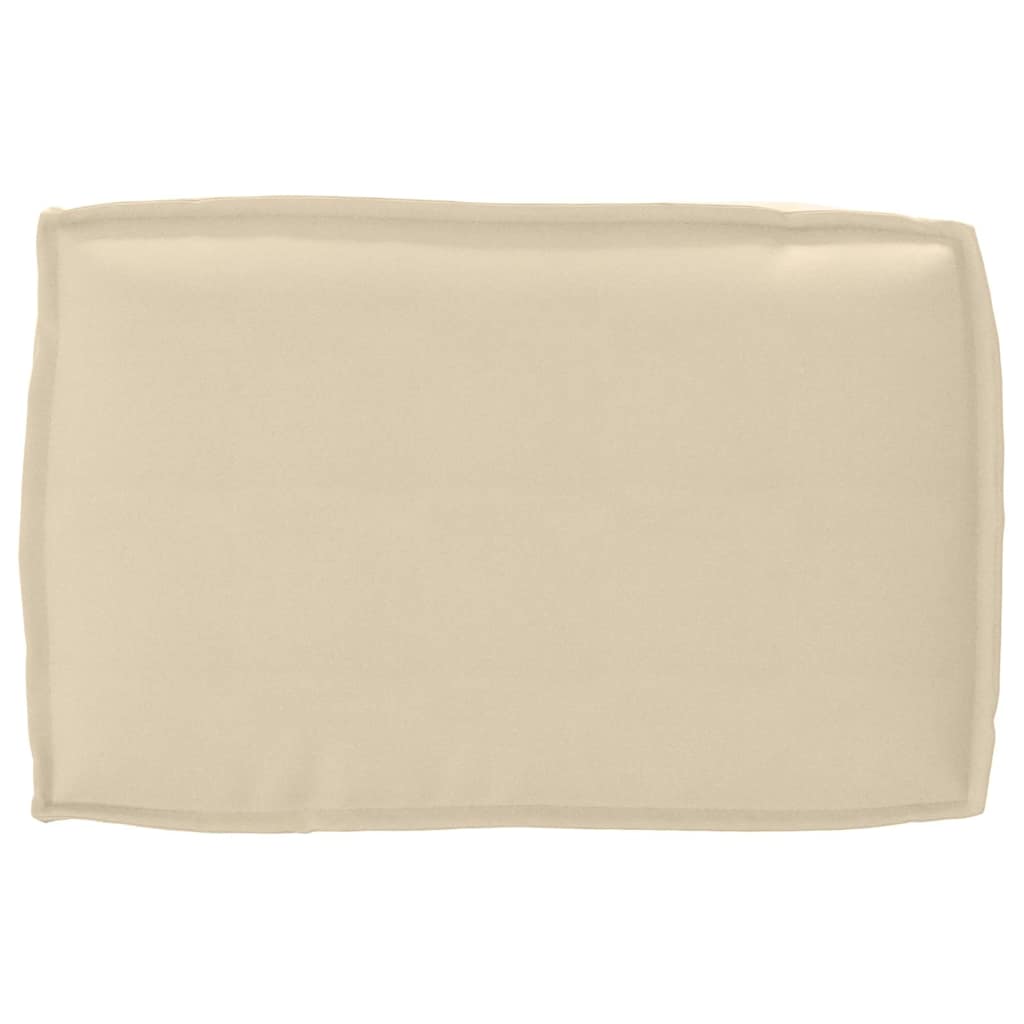Set di Cuscini Tessuto Oxford Beige 120 x 80 x 52 cm
