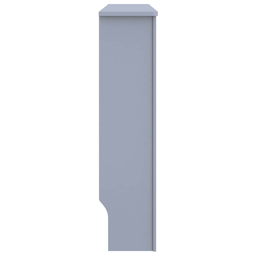 Copertura per radiatori 2 pz Grigio 112 x 19 x 81,5 cm