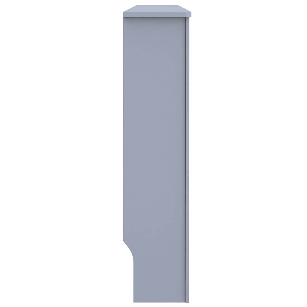 Copertura per radiatori 2 pz Grigio 152 x 19 x 81,5 cm