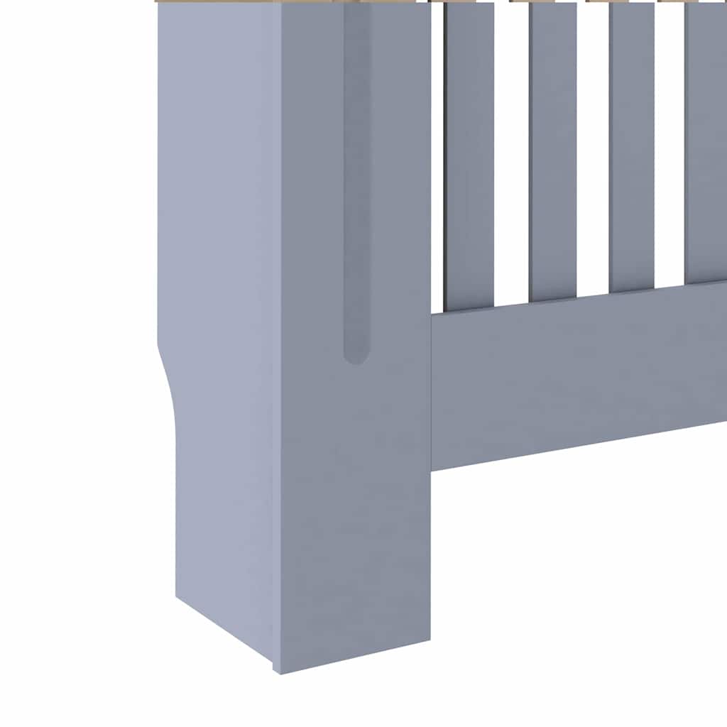 Copertura per radiatori 2 pz Grigio 172 x 19 x 81,5 cm