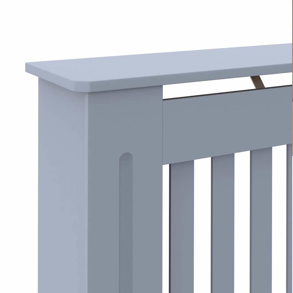 Copertura per radiatori 2 pz Grigio 172 x 19 x 81,5 cm