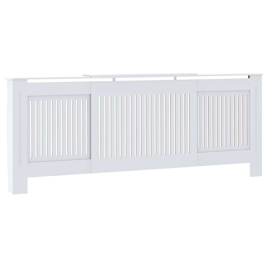 Copertura per radiatori 2 pz Bianco 205 x 20,5 x 81,5cm