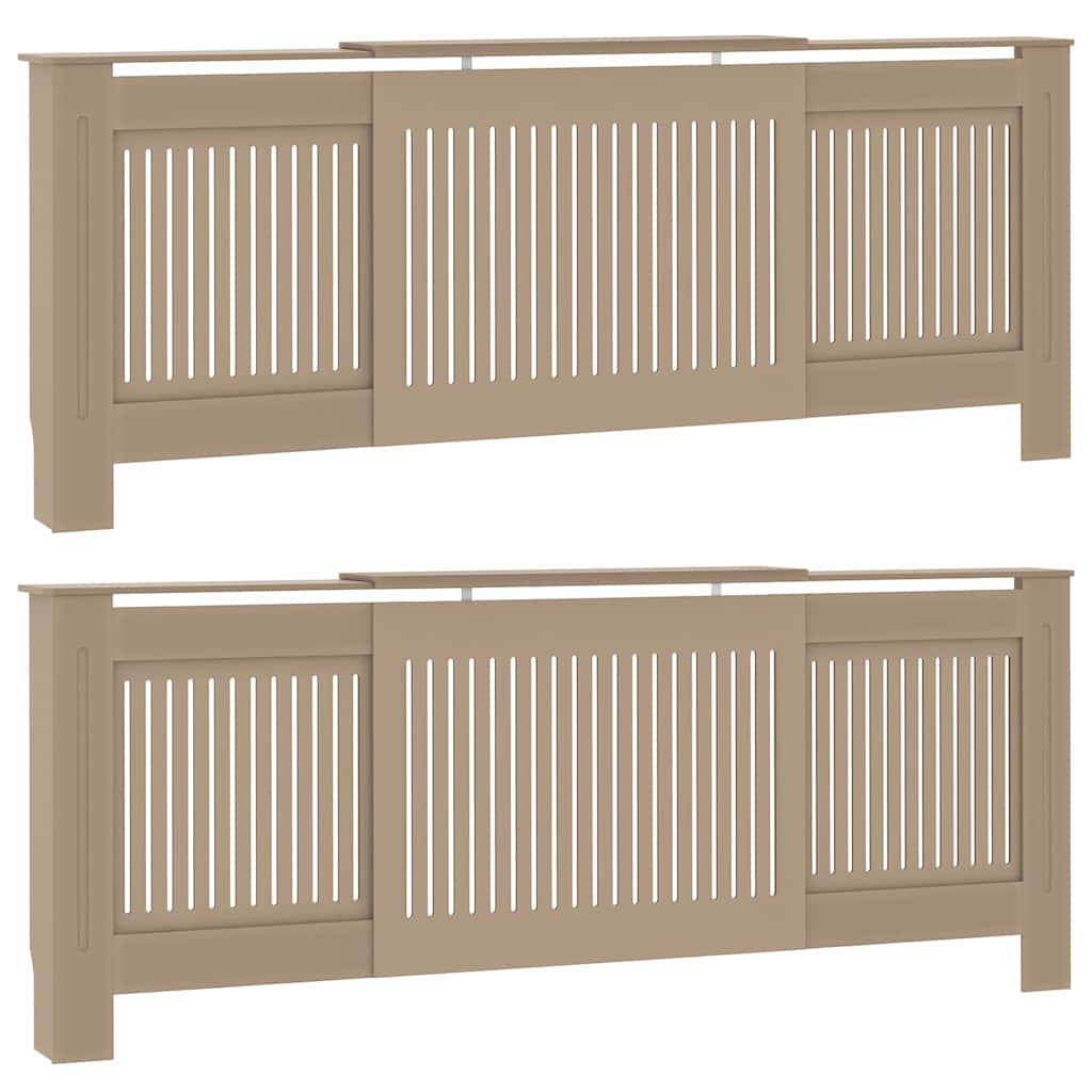 Copertura per radiatori 2 pz Rovere Sonoma 205 x 20,5 x 81,5cm
