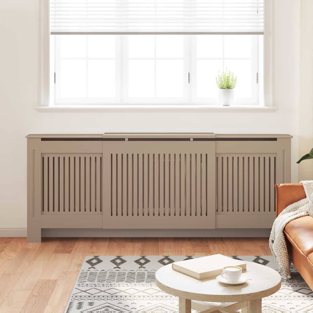 Copertura per radiatori 2 pz Rovere Sonoma 205 x 20,5 x 81,5cm