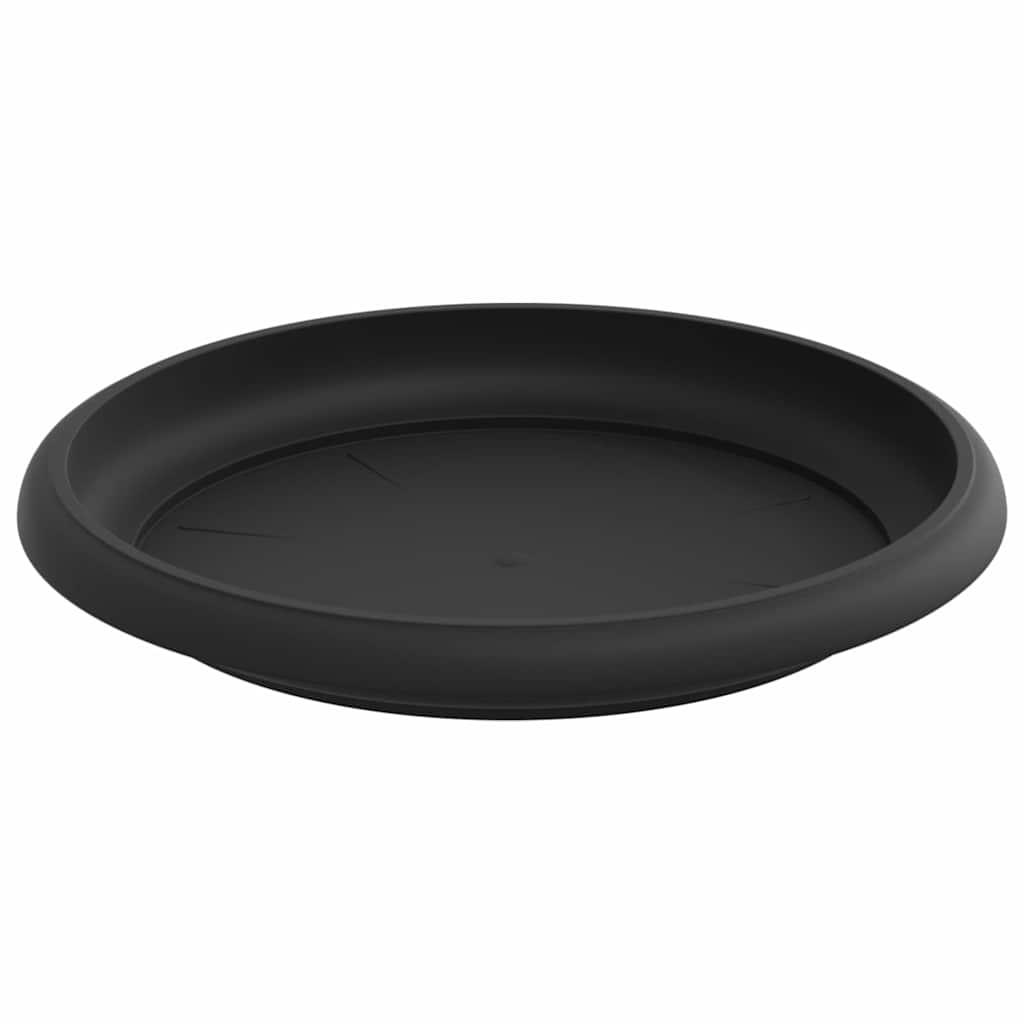 Vasi per Piante 6 pz Nero Plastica