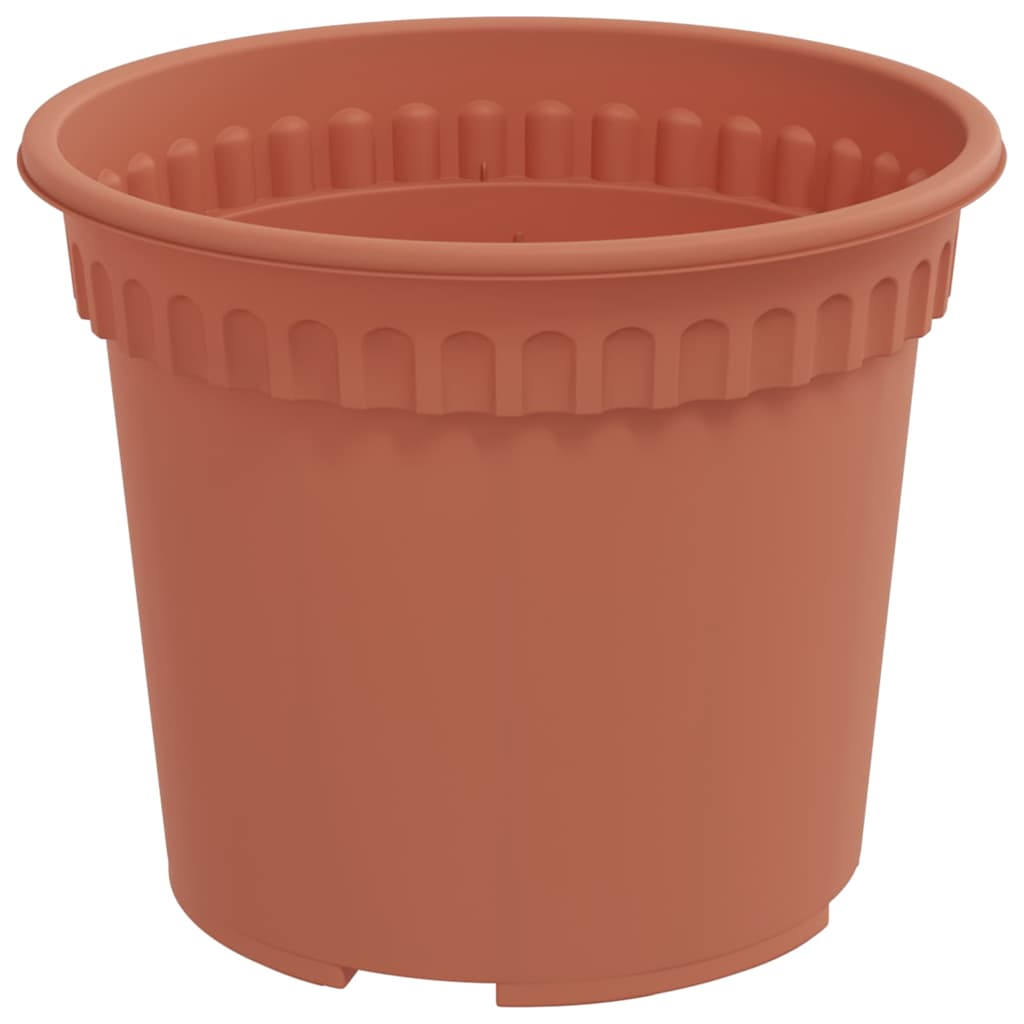 Vasi per Piante 24 pz Rosso Mattone Plastica