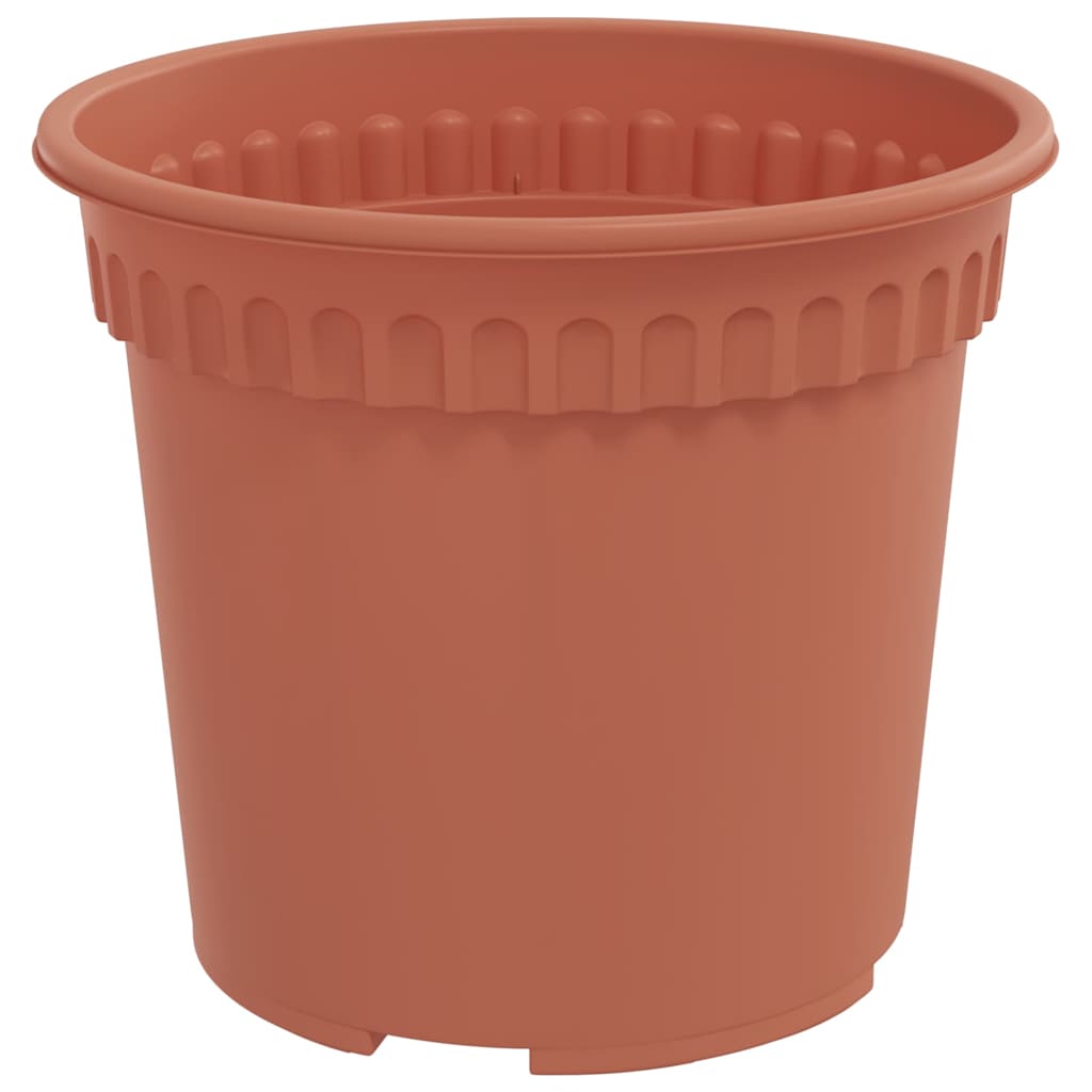 Vasi per Piante 24 pz Rosso Mattone Plastica