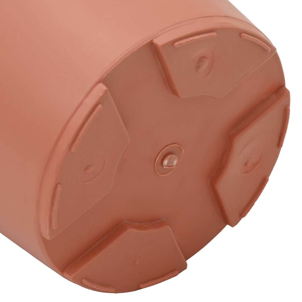 Vasi per Piante 24 pz Rosso Mattone Plastica