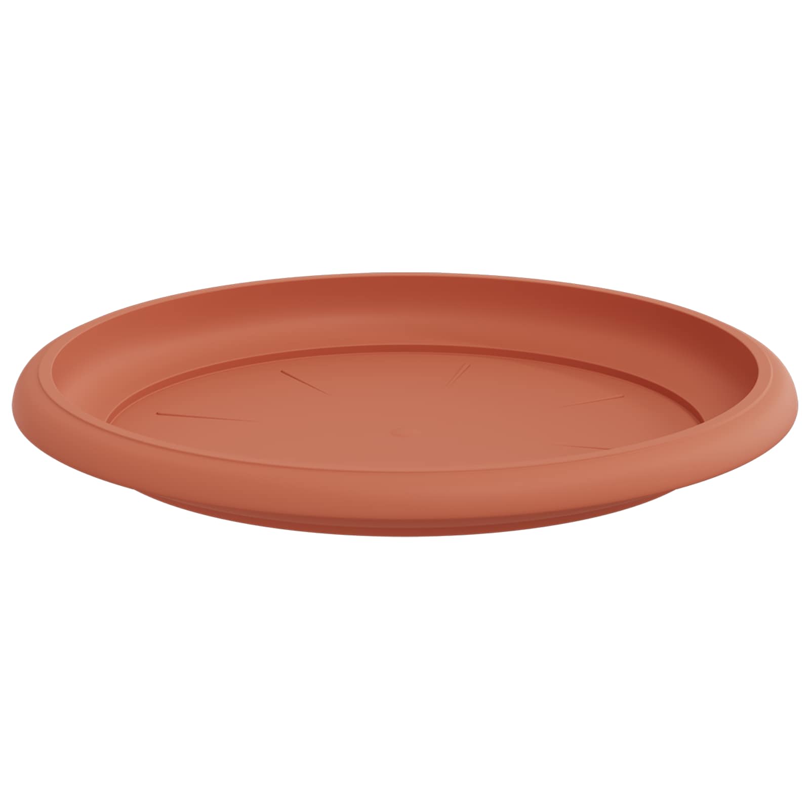 Vasi per Piante 6 pz Rosso Mattone Ø 26 x 21.5 cm Plastica