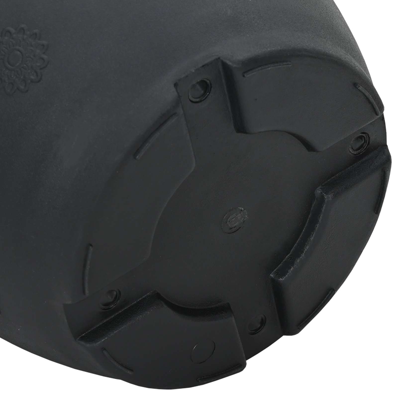 Vasi per Piante 6 pz Nero Ø 39 x 32 cm Plastica