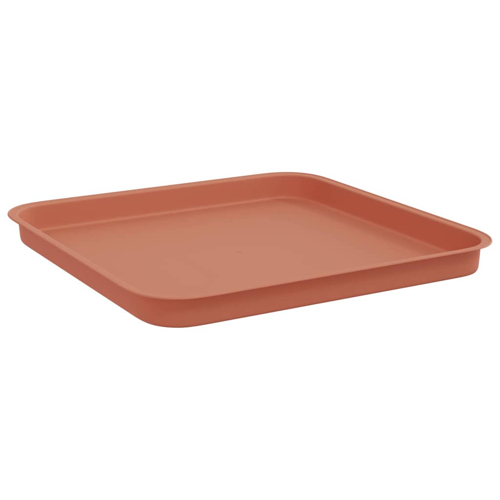 Vasi per Piante 6 pz Rosso Mattone Plastica