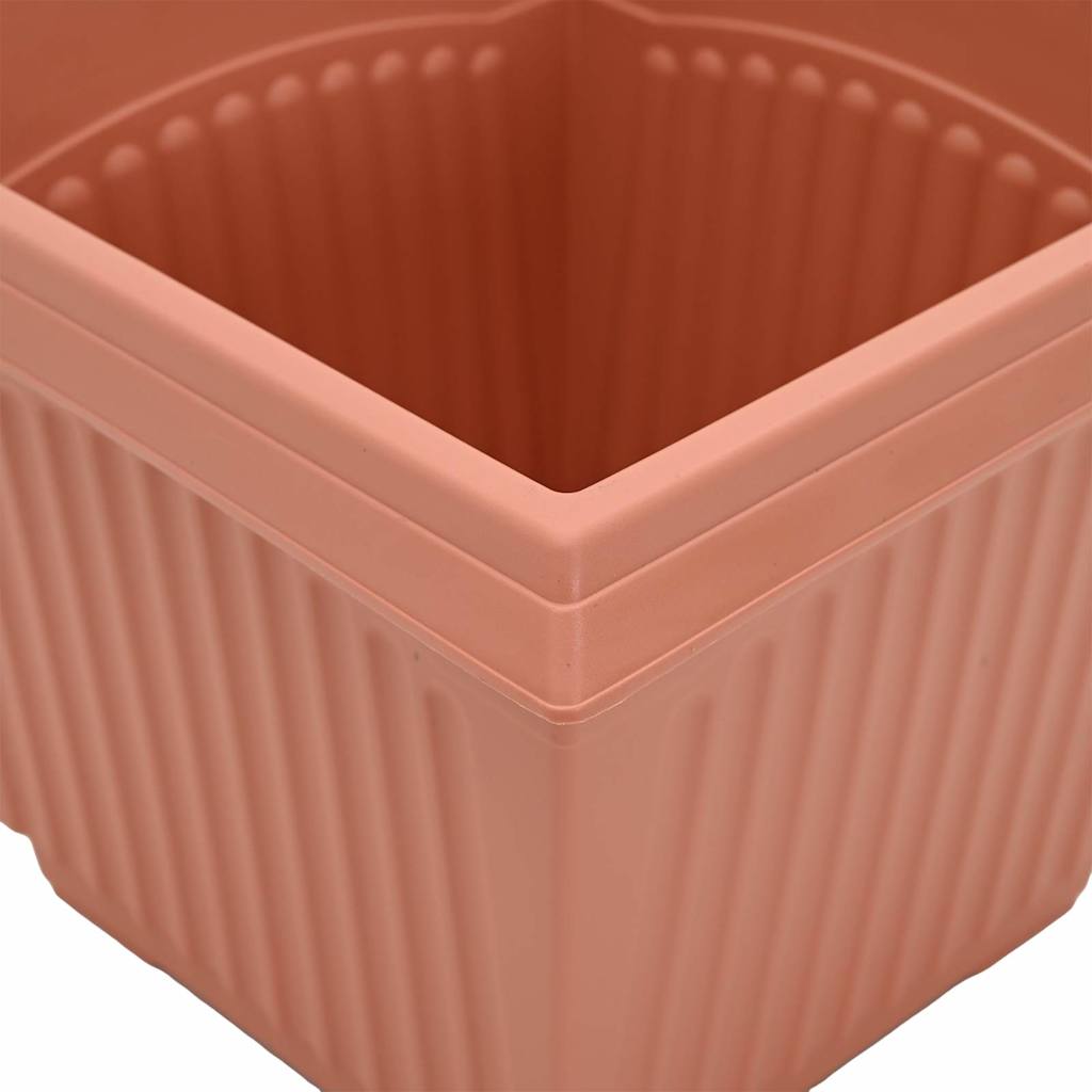 Vasi per Piante 24 pz Rosso Mattone Plastica