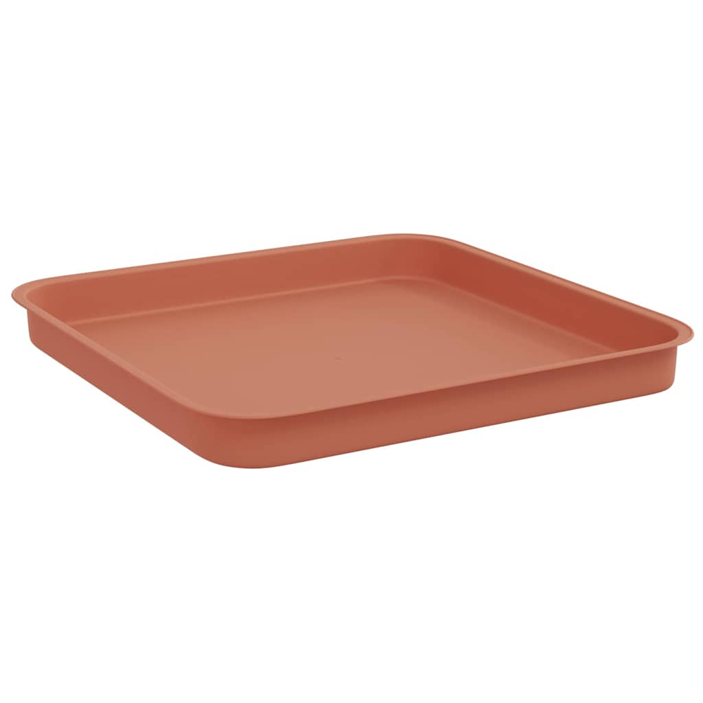 Vasi per Piante 24 pz Rosso Mattone Plastica
