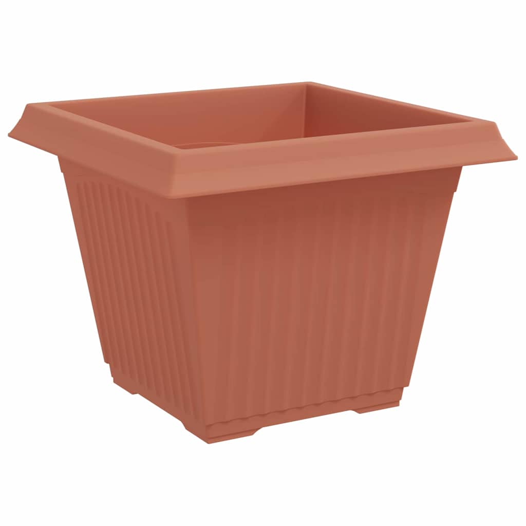 Vasi per Piante 24 pz Rosso Mattone Plastica
