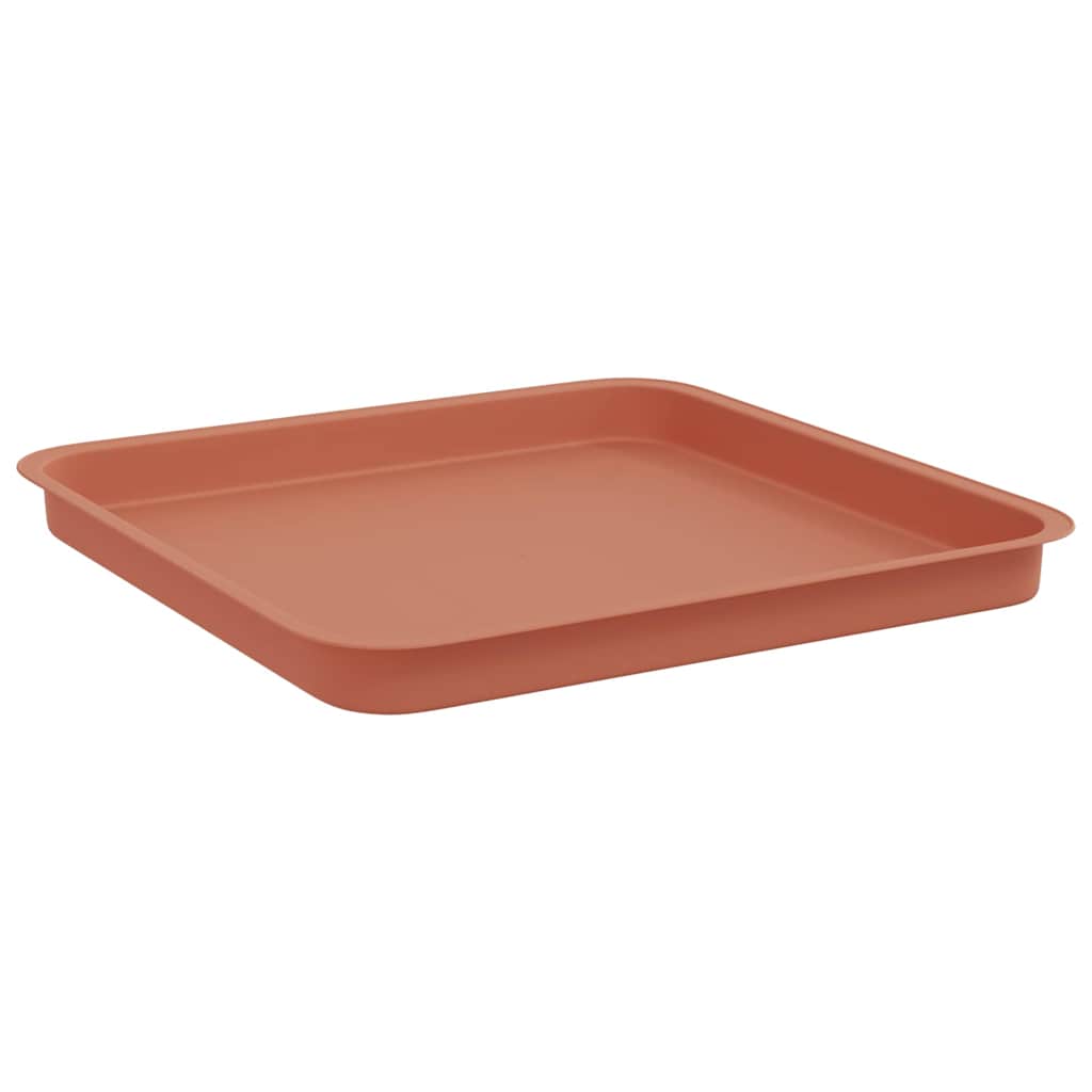 Vasi per Piante 24 pz Rosso Mattone Plastica