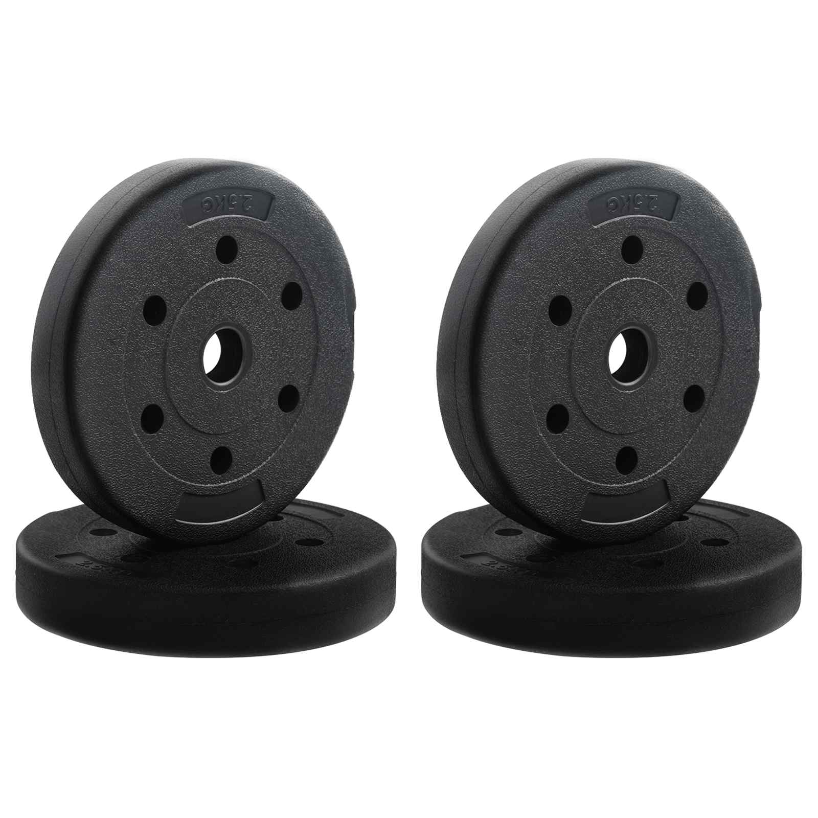 Set di Manubri 4-in-1 30kg Nero e Blu Cemento e sabbia di ferro