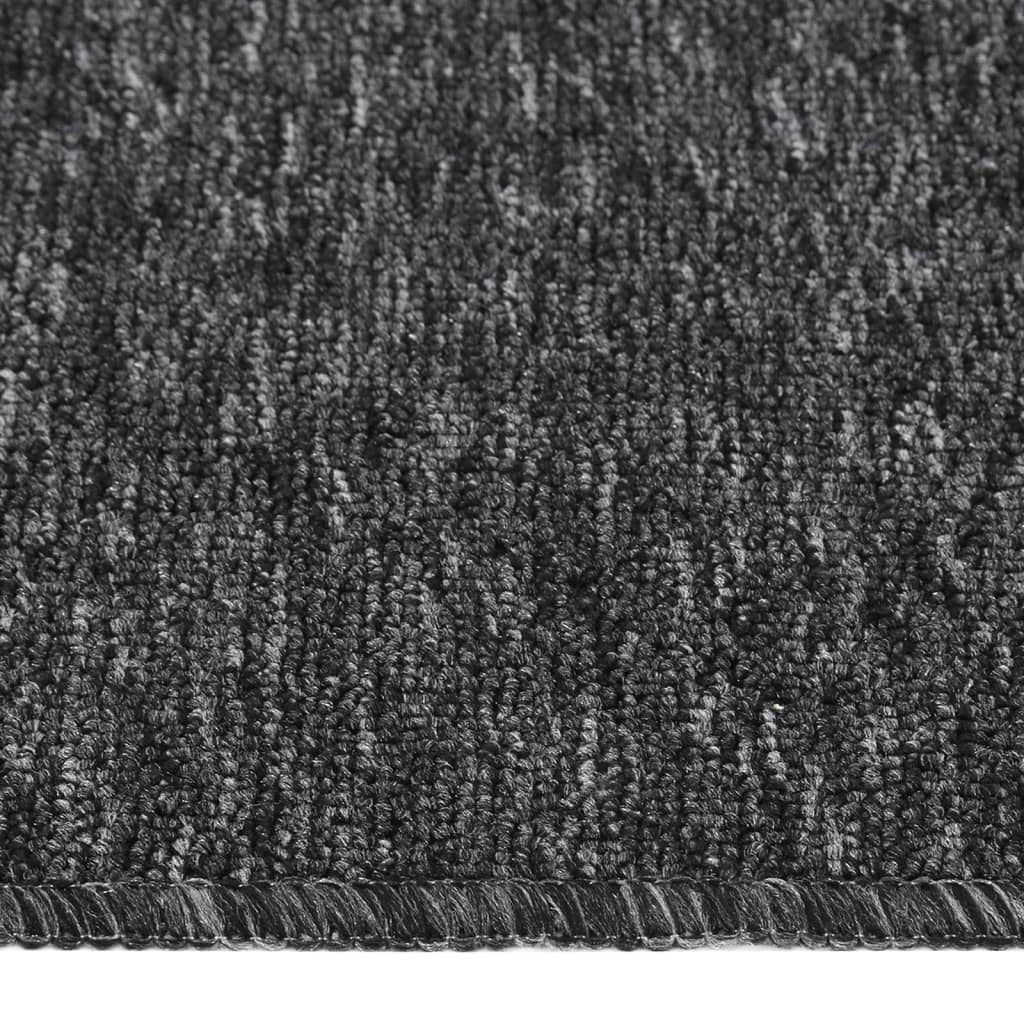 Tappetini per Scale 15 pz 60x25 cm Antracite Rettangolari
