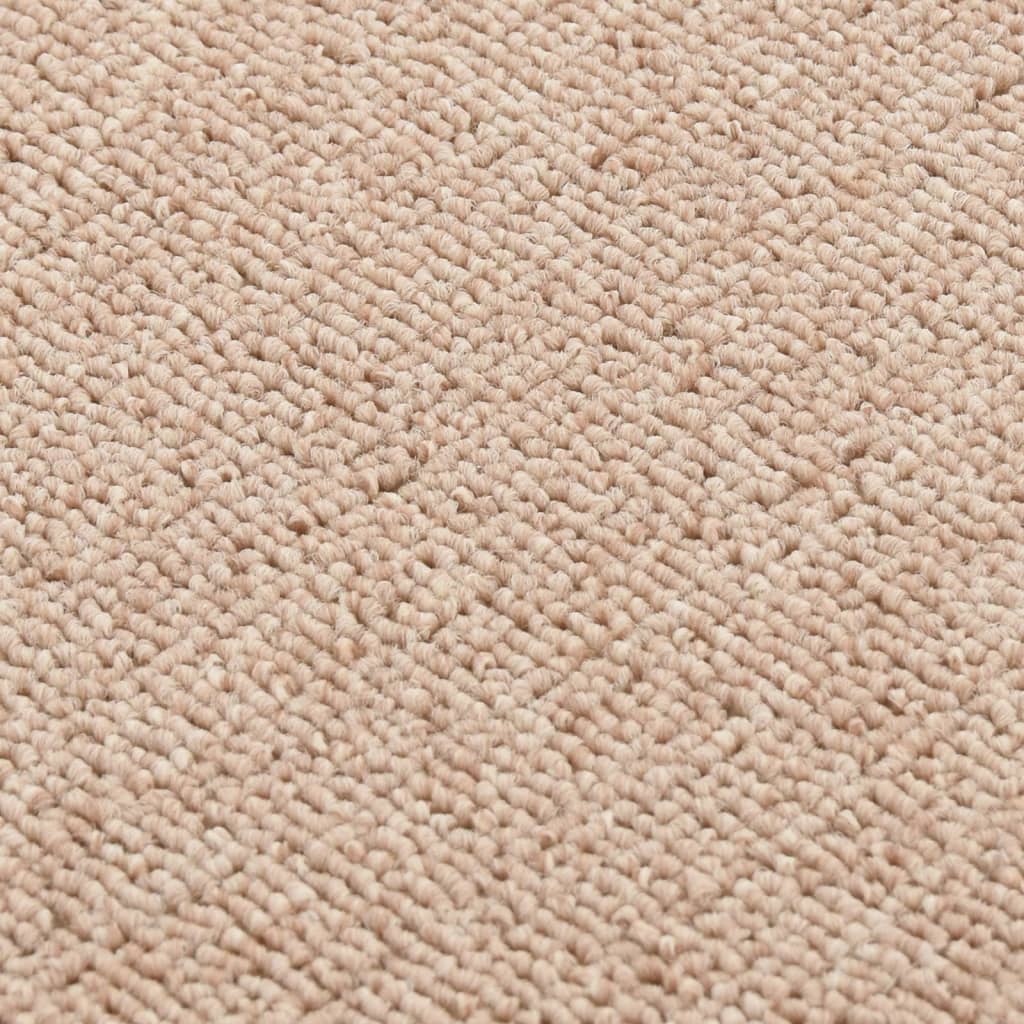 Tappetini Scale Antiscivolo 15 pz 75x20 cm Beige Rettangolari