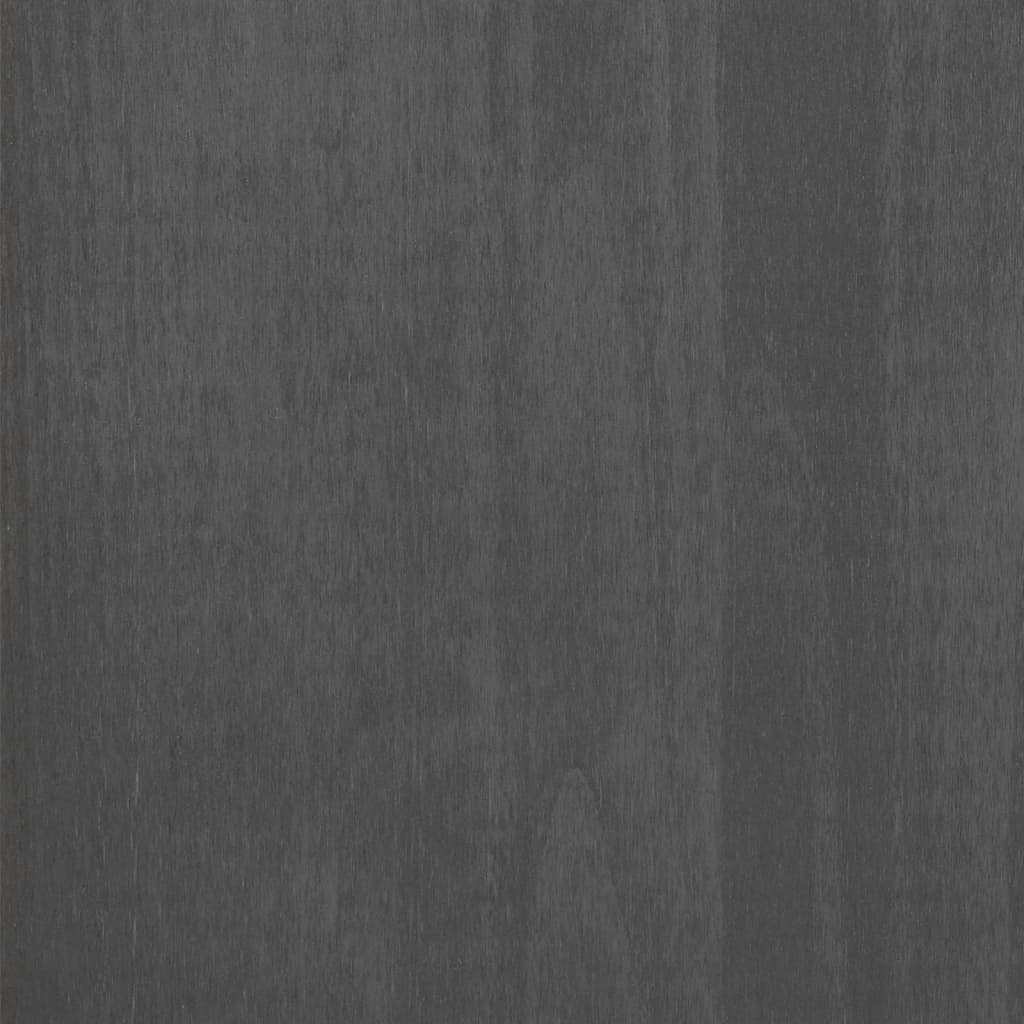 Scarpiera HAMAR Grigio Scuro 59,5x35x117 cm in Legno di Pino