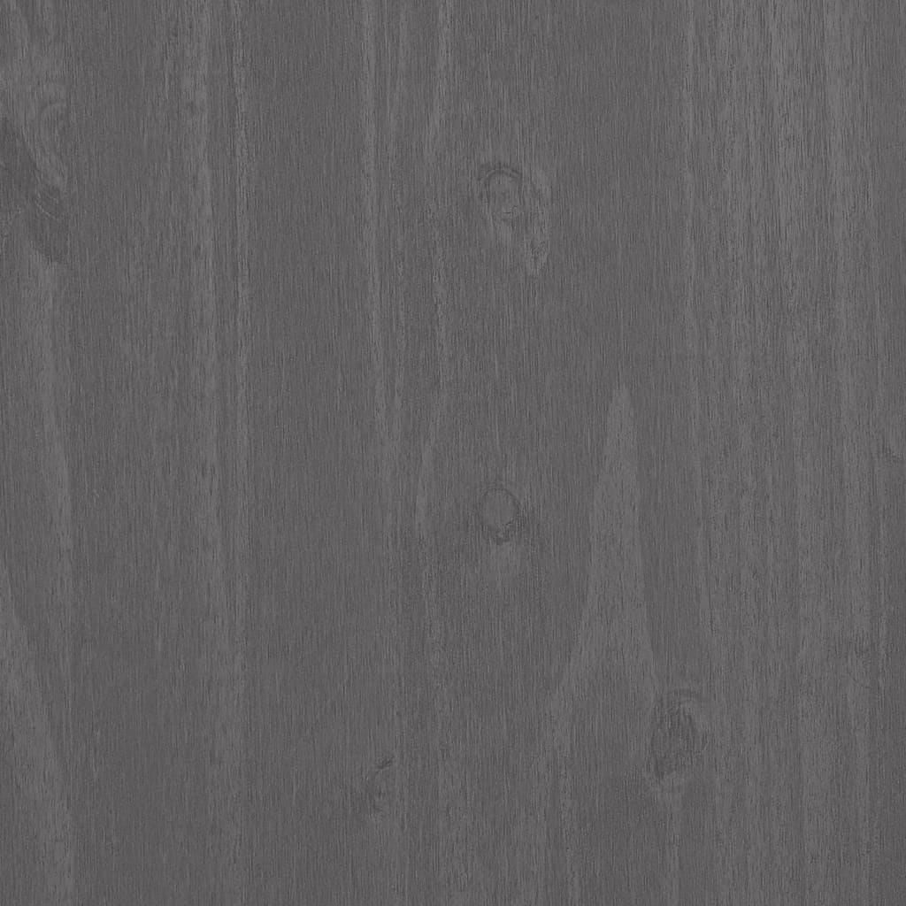 Scarpiera HAMAR Grigio Chiaro 59,5x35x117 cm in Legno di Pino