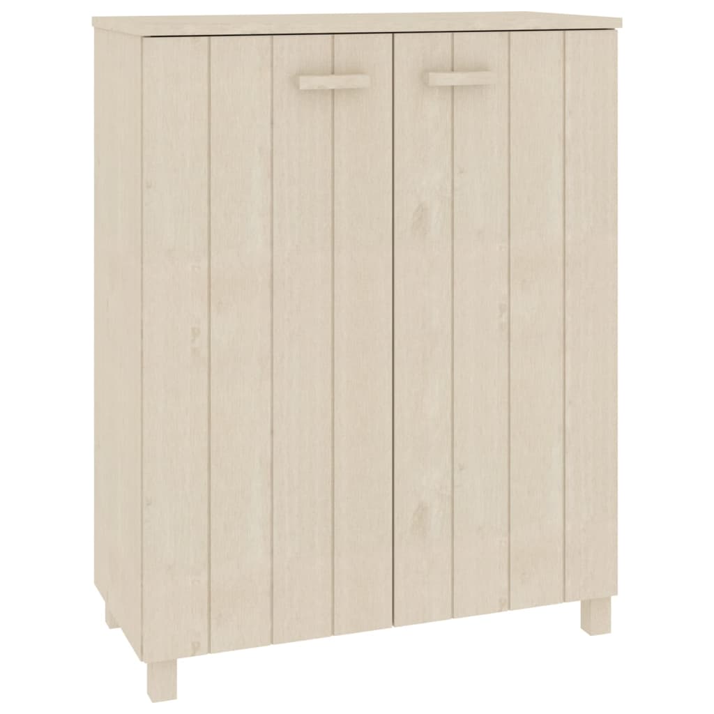 Scarpiera HAMAR ambra 85x40x108 cm in Legno Massello di Pino