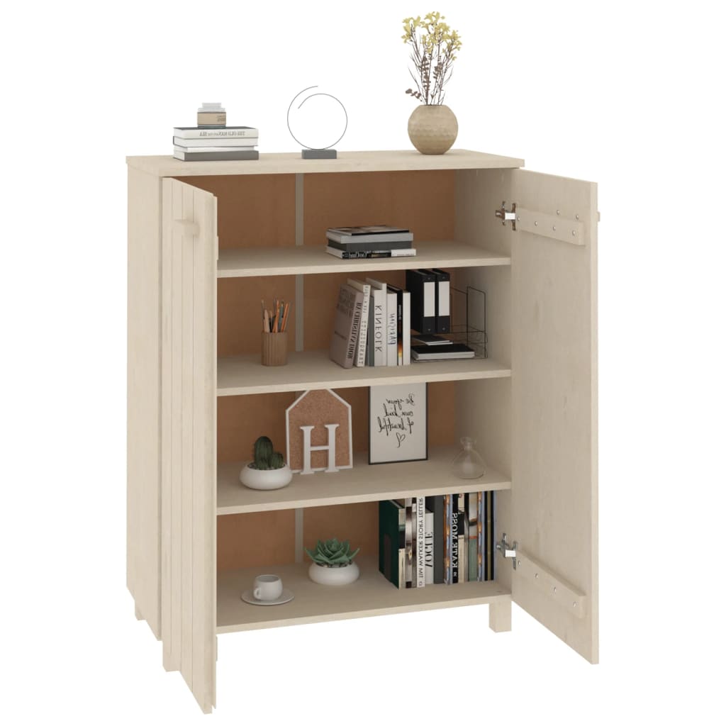 Scarpiera HAMAR ambra 85x40x108 cm in Legno Massello di Pino