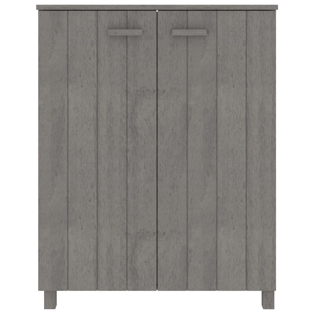 Scarpiera HAMAR Grigio Chiaro 85x40x108 cm in Legno di Pino
