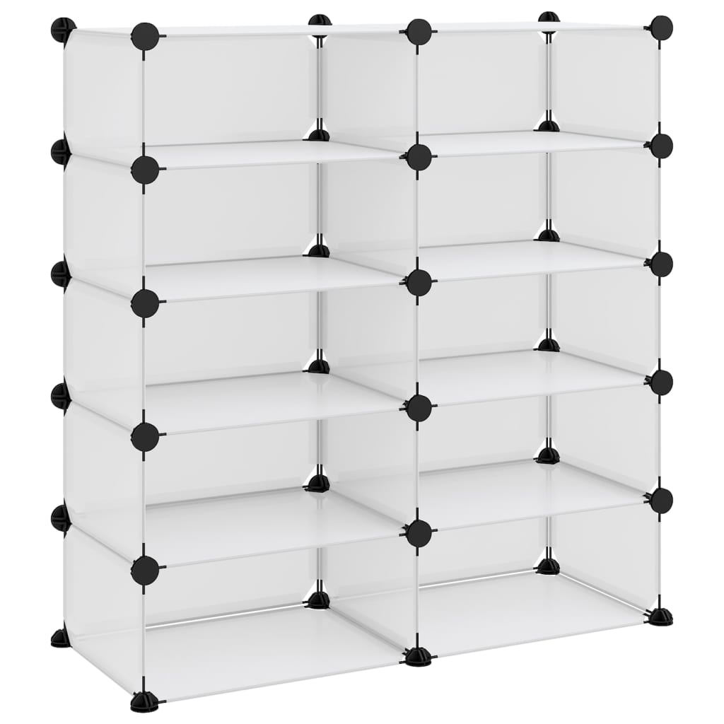 Scarpiera Trasparente 84x32x88,5 cm in PP